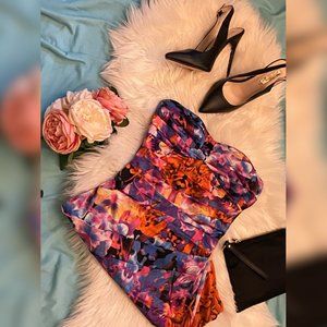 Ruched detail bodycon dress